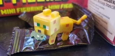 Minecraft TNT Series 25 Mini Figure Ocelot with fish & empty display box see des