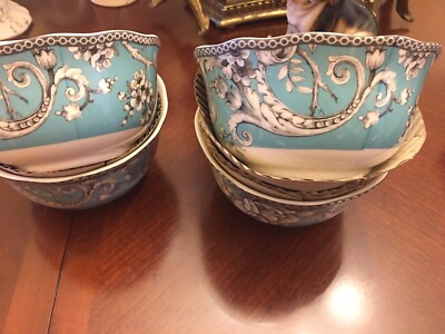 222 Fifth Adelaide Turquoise Round Bowl Set Of