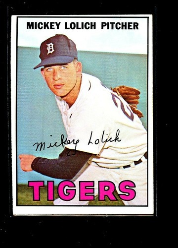 Mickey Lolich #88 1967 Topps card