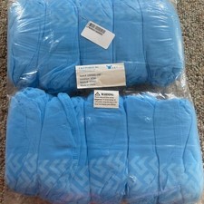 100 pcs Disposable Shoe Covers, Water Resistant, Dust proof, Blue
