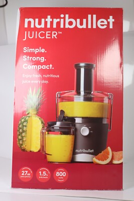 Nutribullet Juicer 800W, 27oz Juice Pitcher, 2-Speed Electric