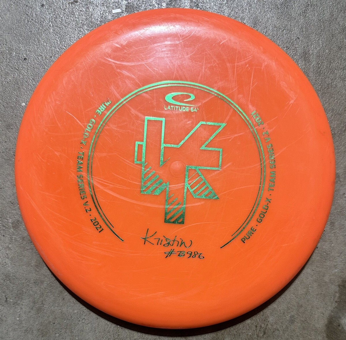 LATITUDE 64 GOLD-X PURE 173g 8/10 2021 TEAM SERIES KRISTIN TATTAR
