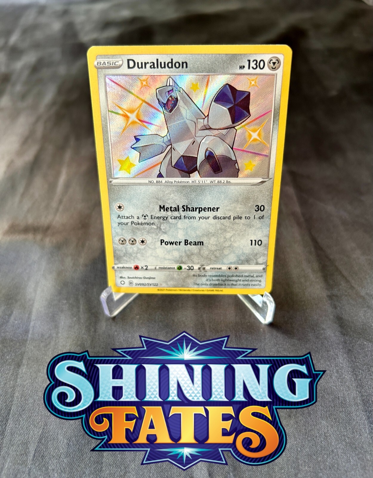 Duraludon SV092/SV122 - Shining Fates - Shiny Vault Holo Rare - M/NM ✨