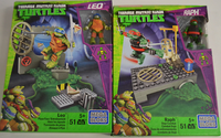 Mega-Bloks Teenage Mutant Ninja Turtles Raph / Leo Neu&Ovp DMX35