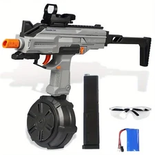 Gel Blaster Toy Automatic Gel Blaster with High Capacity Drum-fed Outdoor Game 