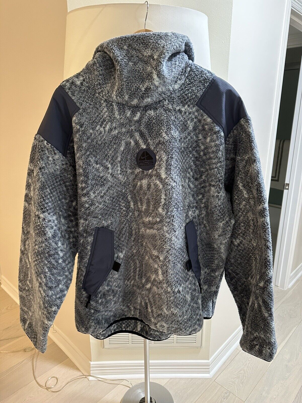 Supreme®/Nike® ACG Fleece Pullover - Mint Snakeskin - Size XLarge In Hand