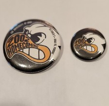 Small and Large 2002 University Of Iowa Homecoming Pinbacks - Large & Small