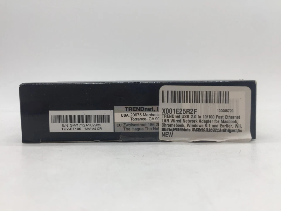 NEW TRENDnet TU2-ET100 Fast Ethernet Adapter USB 2.0 to 10/100 FREE S/H - Image 3 of 3