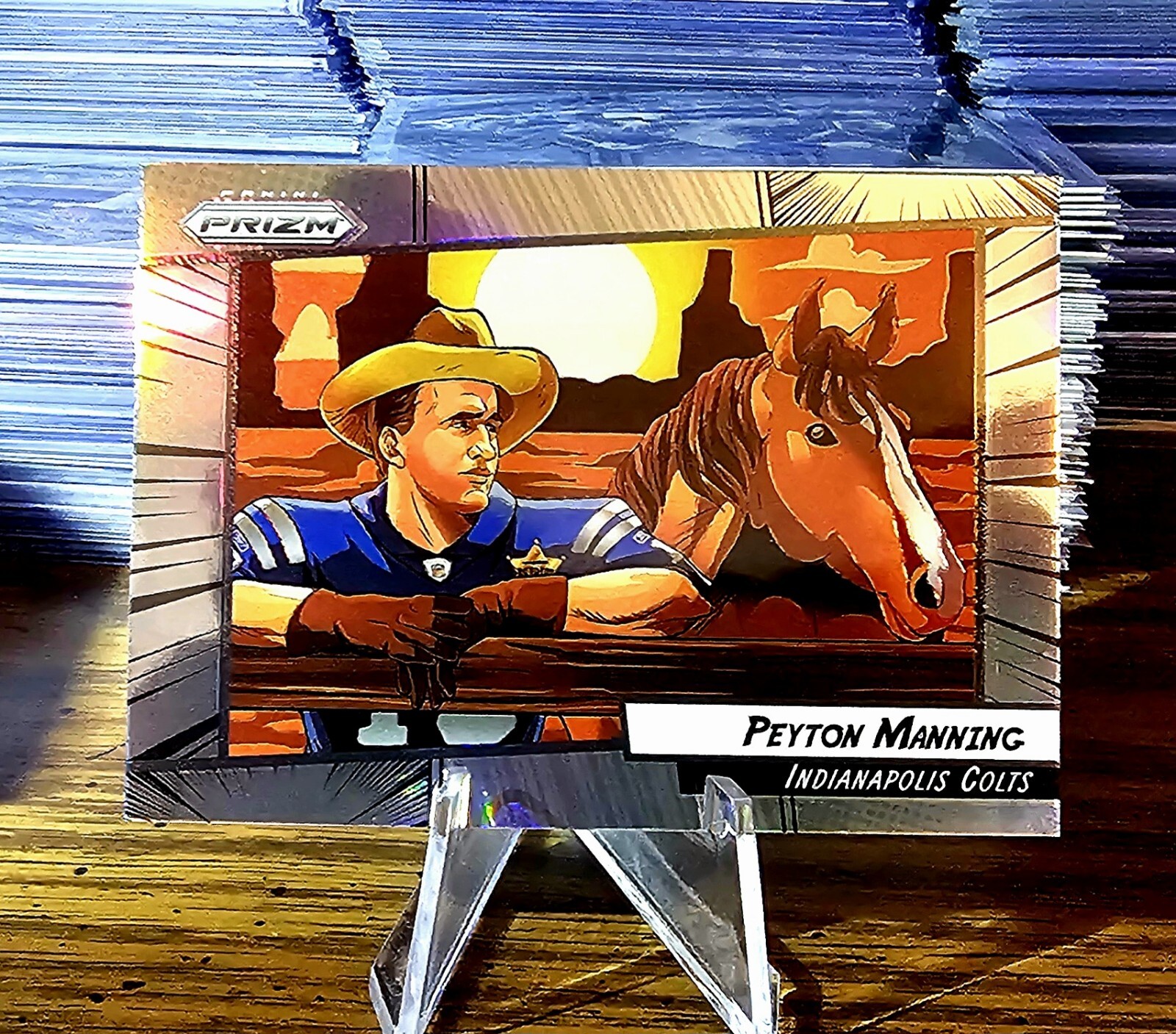 2022 Panini Prizm Peyton Manning Manga SSP Case Hit #M-9 Indianapolis Colts