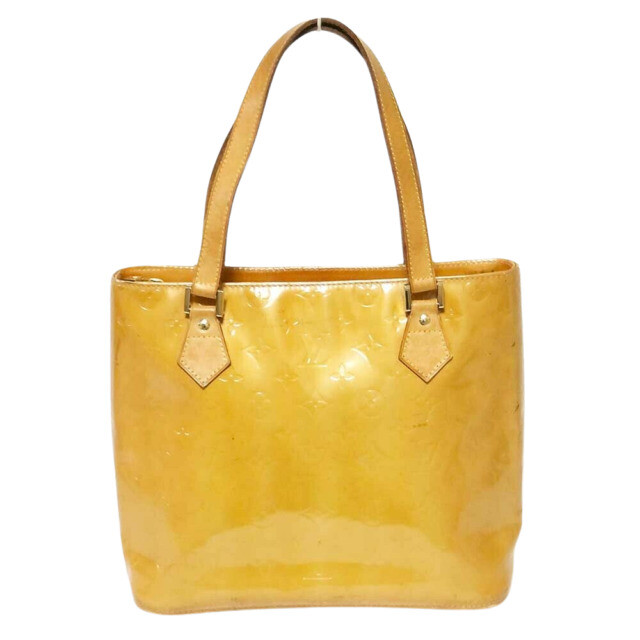 Louis Vuitton LV Hand Bag Houston Yellow Vernis