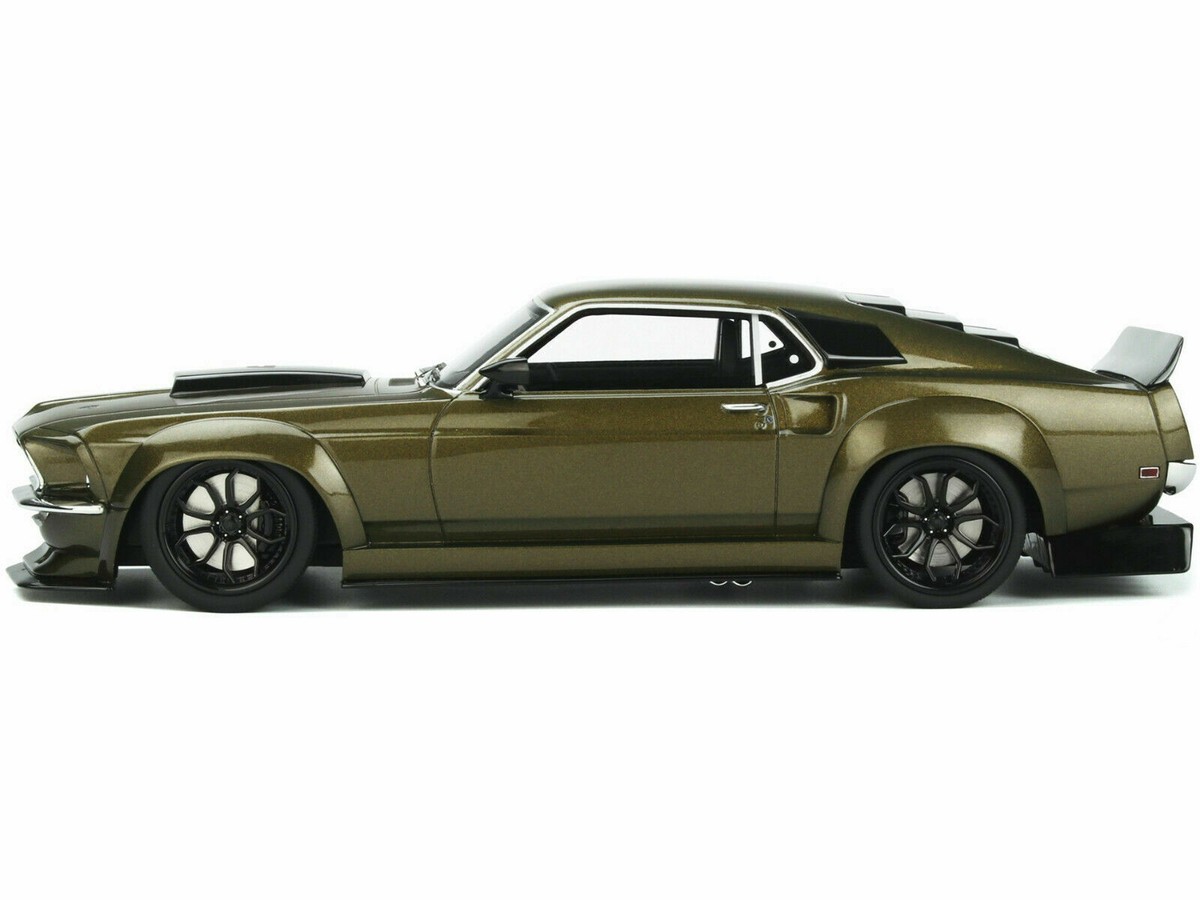 1/18 1969 Ford Mustang Prior Design Candy Brown Color GT Spirit