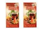 KNOX - 2er Set Räucherkerzen Räucherkegel Gr. M - Glühwein