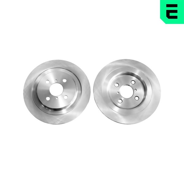 Optimal 2X Bremsscheibe Hinten Ø278 Mm Voll FüR Toyota Yaris NHP13_ NSP13_-image
