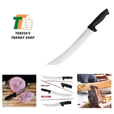 Prodigy Series 12-Inch Cimeter Breaking Knife Curved Blade High Carbon Stainl...