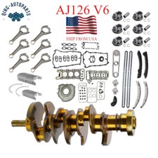 Engine Rebuild Overhaul Kit Crankshaft Rod For Jaguar Land Rover Aj126 3.0l V6
