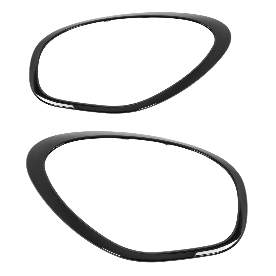 Black Headlight Trim Ring For Mini Cooper Countryman R60 2011-2016 Paceman 13-16 Foto 2 de 4