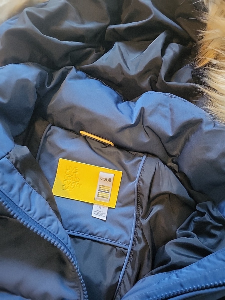 NWT LOLE Katie Parka Hooded Down Insulated Puffer Jacket XS Rtl