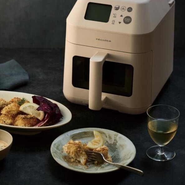récolte Hi Steam Air Oven récolte High Steam Air Oven Non Fryer AC100V RAO-3 Cream White