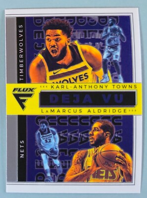 2020-21 Panini Flux Deja Vu Karl-Anthony Towns LaMarcus Aldridge #34