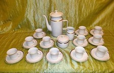 Servizio di 12 tazzine da caffè anni 30/40 Deco' TK Thun Czecoslovakii 28