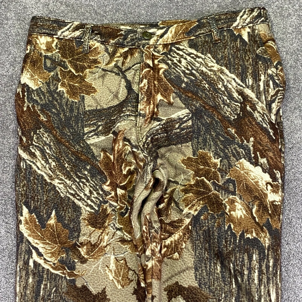 Vintage Redhead Fleece Hunting Pants Men's Large 40X31 Camouflage Polyester - Image 2 of 4