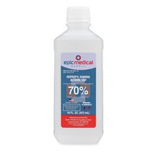 Epic Medical Supply Isopropyl Rubbing Alcohol 70 USP, 16 oz. Bottle