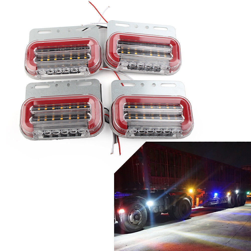 LED Side Marker Light External Signal Indicator Lamp For Truck Trailer Lorry Car