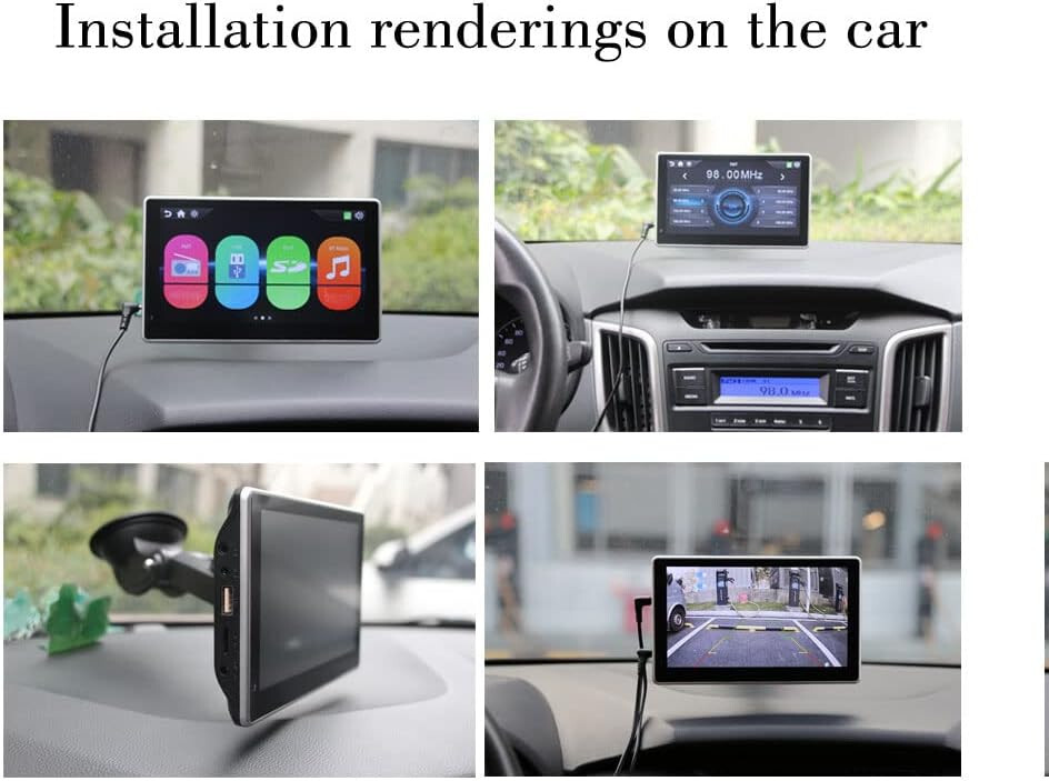 Schermo Portatile Wireless Android Auto Apple CarPlay Display Touch Universale - Miniatura 5