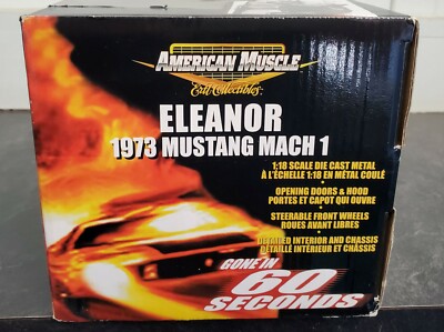ミニカー 1/18 Eleanor 1973 Mustang Mach 1 American Muscle ERTL Gone in 60 Seconds 'Eleanor' 1973