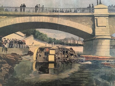 LE PETIT JOURNAL - BESANCON - SCHRECKLICHER STRAßENBAHNUNFALL - 1899