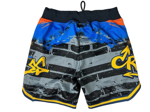 Crazy Handles Kids Youth Athletic Shorts Size M Colorful Graffiti Print Artsy - Picture 2 of 7
