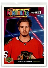 2020-21 Upper Deck #P-96 Lucas Carlsson UD Portraits