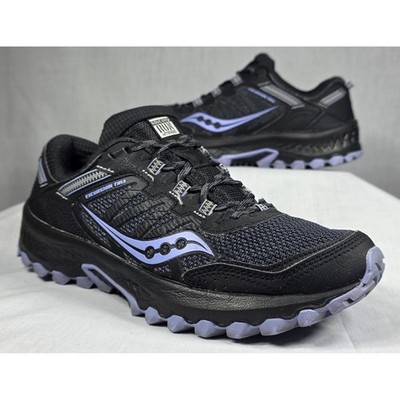 Saucony Excursion TR13 Women's Trail Running Shoes Black Lilac Size 8.5