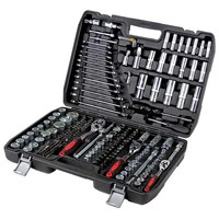 "216-Tlg SteckschlüSselsatz 1/4\" 3/8\" 1/2\" Knarrenkasten Ratschenkasten Torx Bits"