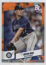 2024 Topps Big League Electric Orange Foil Bryan Woo #178 1kc4