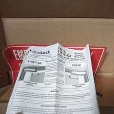 Dynalock 3101C Electromagnetic Lock: Surface Mount 12/24V DC