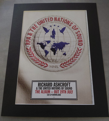 Richard Ashcroft The United Nations Of Sound Promo Original Advert Mounted 14x11