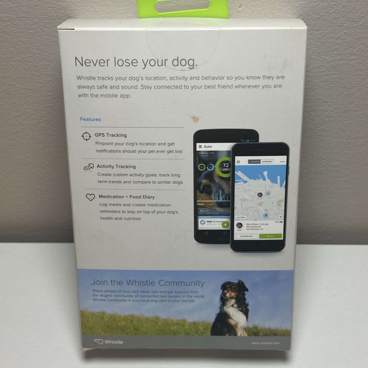 Whistle App Locate My Pet Whistle Go Gps Pet Tracker Activity - Main Image