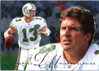 Dan Marino 1995 Fleer Flair Preview #18 Miami Dolphins