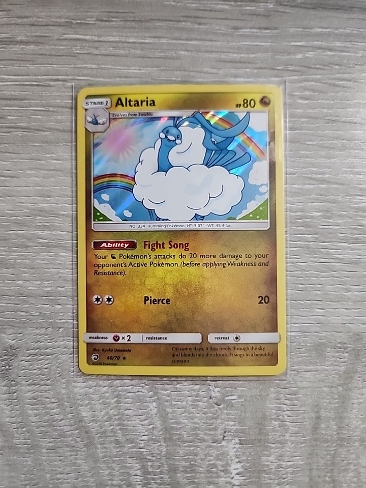 Altaria 40/70 Dragon Majesty Holo Rare - LP - Pokemon TCG