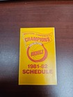 ES25 Houston Rockets 1981/82 NBA Basketball Pocket Schedule - Gulf — photo 1