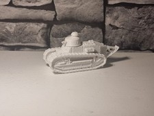 28mm 1/56 Scale Renault FT17 Tank For Bolt Action Tabletop Games