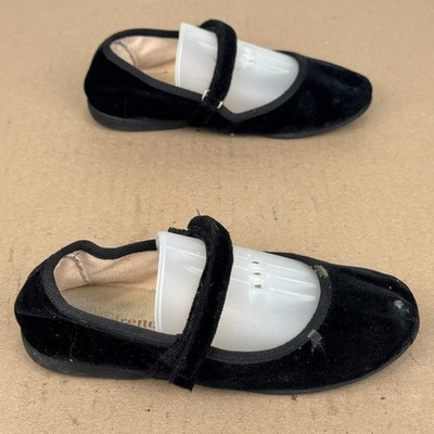 Childrenchic Black Velvet Mary Jane Shoes Girls EU 29 US 11.5 Spain