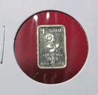 "I Love You" Single Rose 🌹  1 Gram .999 Fine SILVER Bullion Mini Bar Coin Ingot