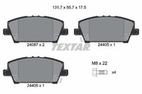 Bremsbelagsatz Scheibenbremse Vorderachse FüR Honda Civic Viii Hatchback