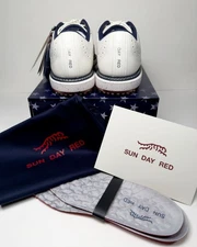 Sun Day Red Pioneer Magnolia LE Golf Shoes Men’s Size 10 – White/Blue/Red – New