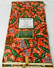 6 Yards Luxury Real Dutch Wax Hollandais Fabric Ankara Prints Multi Cotton 4034