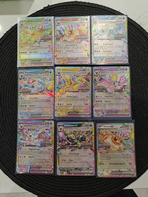 Prismatic Evolutions Surprise Box KOMPLETT Full SET Stamped EX Promo 9/9