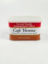 Vintage General Foods International Coffees Cafe Vienna Austrian Style Flavored