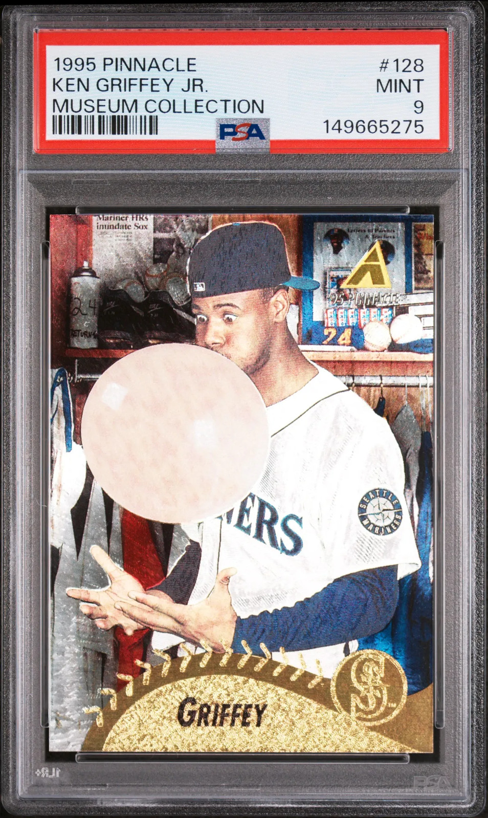 1995 Pinnacle Ken Griffey JR. #128 Museum Collection PSA 9